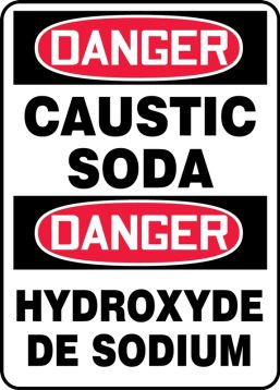 CAUSTIC SODA (BILINGUAL FRENCH)