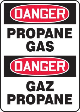 DANGER PROPANE GAS