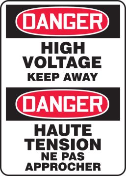 DANGER HIGH VOLTAGE KEEP AWAY