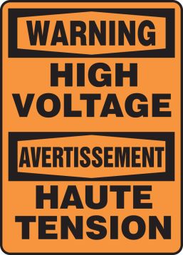 WARNING HIGH VOLTAGE