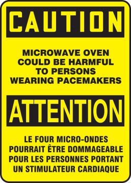 BILINGUAL FRENCH SIGN – MICROWAVE