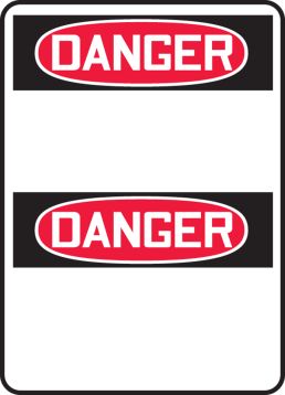 DANGER HEADER (BILINGUAL FRENCH)