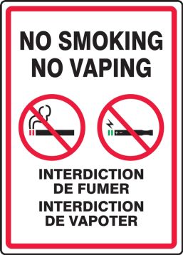 No Smoking - No Vaping