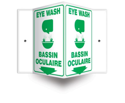 EYE WASH (BILINGUAL FRENCH - BASSIN OCULAIRE)