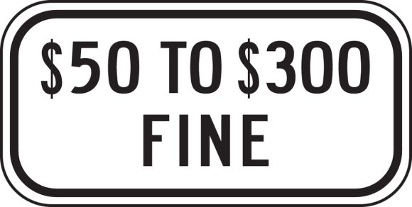 (MISSOURI) $50 TO $300 FINE