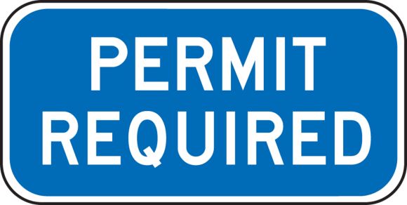 PERMIT REQUIRED