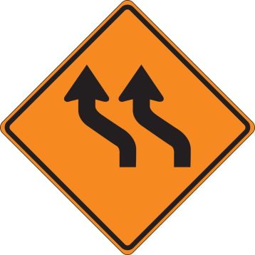 (DOUBLE REVERSE CURVE LEFT)