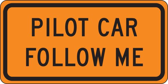 PILOT CAR FOLLOW ME