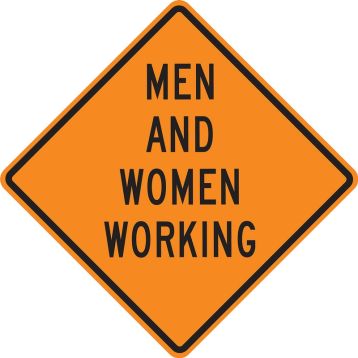 Men and Women Working