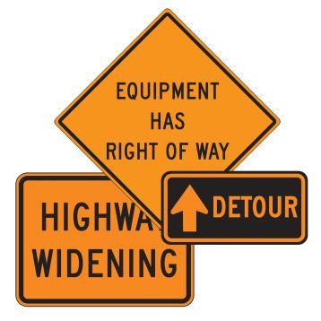 Custom Rigid Construction Signs