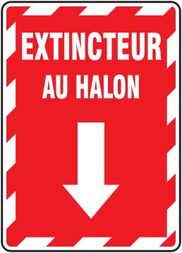 EXTINCTEUR AU HALON (FRENCH)
