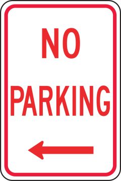NO PARKING <-------