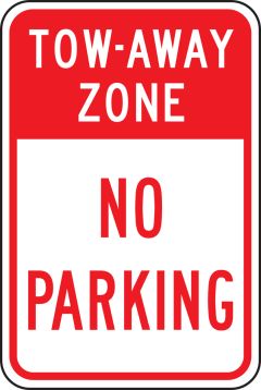 TOW-AWAY ZONE NO PARKING