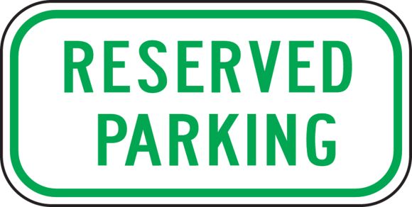 RESERVED PARKING