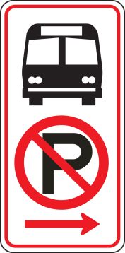 (BUS STOP NO PARKING SYMBOLS)
