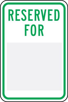 RESERVED FOR 