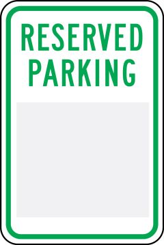 RESERVED PARKING