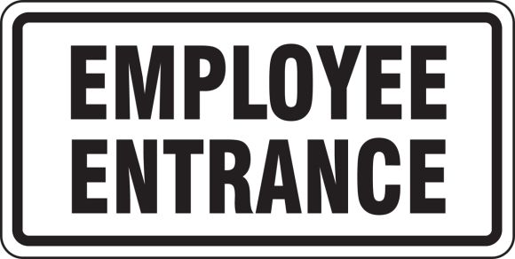 EMPLOYEE ENTRANCE
