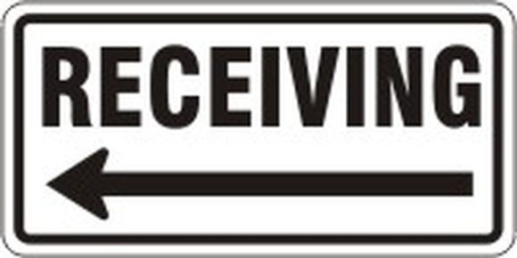 RECEIVING, LEFT ARROW