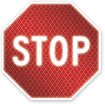 DG HIGH-PRISM REFLECTIVE STOP SIGN