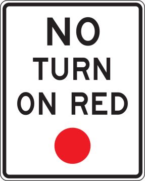 NO TURN ON RED