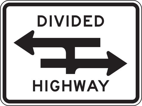 DIVIDED HIGHWAY (T-INTERSECTION)