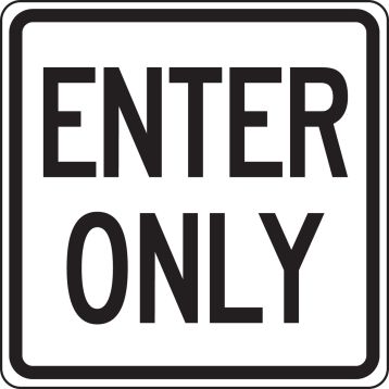 Facility Traffic Sign (FRR842RA)