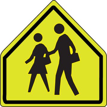 (SCHOOL CROSSING PICTORIAL)