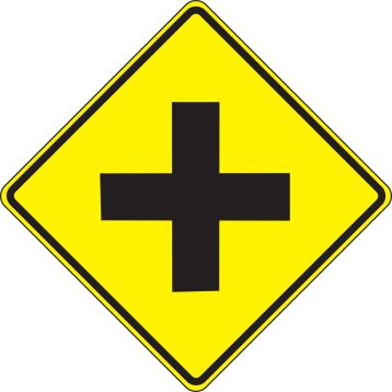 (4-WAY INTERSECTION PICTORIAL)
