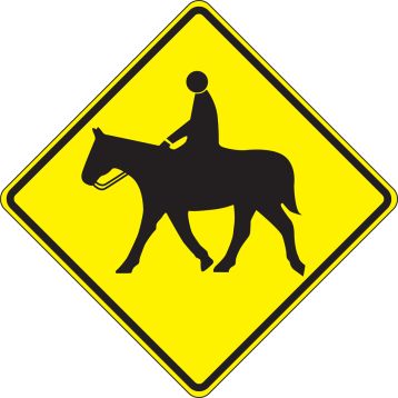 (HORSE CROSSING PICTORIAL)