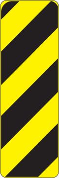 (TYPE 3 OBJECT MARKER - OBSTRUCTIONS ADJACENT TO OR WITHIN THE ROADWAY)