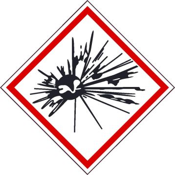 EXPLOSIVE GHS LABEL