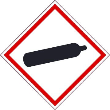 COMPRESSED AIR GHS LABEL
