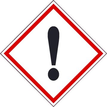 HARMFUL IRRITANT GHS LABEL