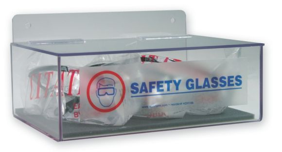 Safety Glasses Dispenser Hinged Lid PPE Dispenser HDH108