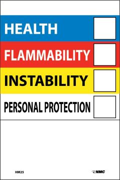 WRITE ON COLOR BAR RIGHT-TO-KNOW LABEL