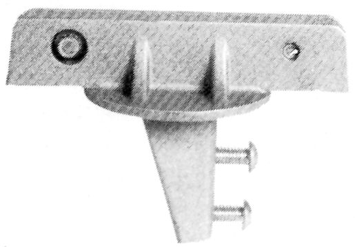 BRACKET FOR U CHANNEL POST - POST TOP, 90°