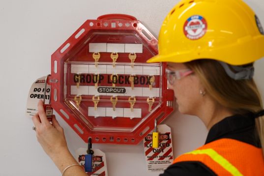 Lockout Tagout , Legend: GROUP LOCK BOX