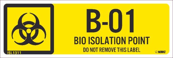 ENERGY ISOLATION - BIO HAZARD ISOLATION POINT