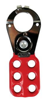 Lockout Tagout , Legend: INTERLOCKING STYLE STEEL HASP