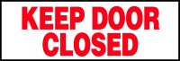 KEEP DOOR CLOSED