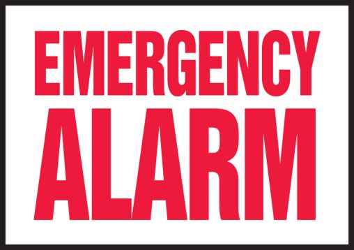 EMERGENCY ALARM