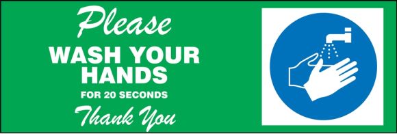 Please Wash Your Hands For 20 Seconds Thank you