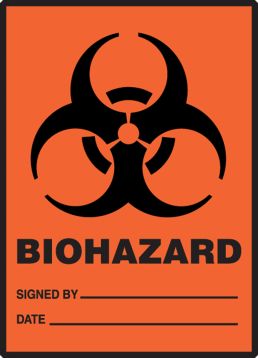 BIOHAZARD SIGNED BY DATE (W/GRAPHIC)
