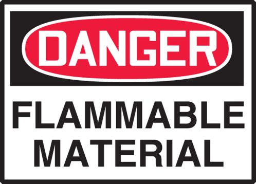 FLAMMABLE MATERIAL