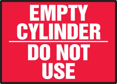 EMPTY CYLINDER DO NOT USE