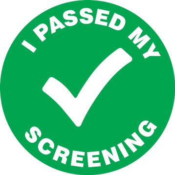 I passed my screening