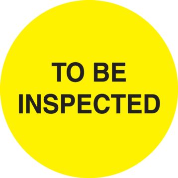 TO BE INSPECTED