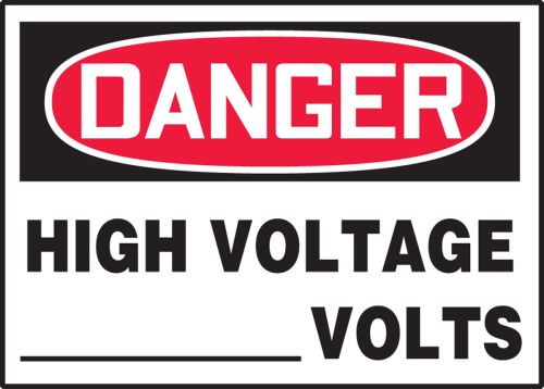 HIGH VOLTAGE ___ VOLTS