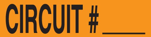 CIRCUIT #_____